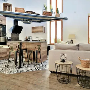  Appartement Industrial Loft Centre Orange